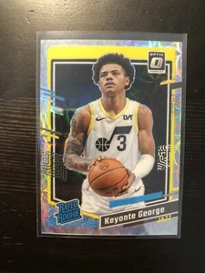 2023-24 Donruss Optic KEYONTE GEORGE Rated Rookie Scope 206/249 #223 Jazz Card - Bild 1 von 2
