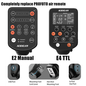 E4 TTL Wireless Flash Trigger for A1 B1 Pro-10 D1 D4,Replaces Profoto Air Remote