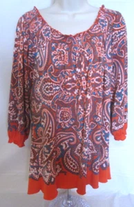 Madison Damen Medium Mehrfarbig Paisley Tunika Bluse - Bild 1 von 6