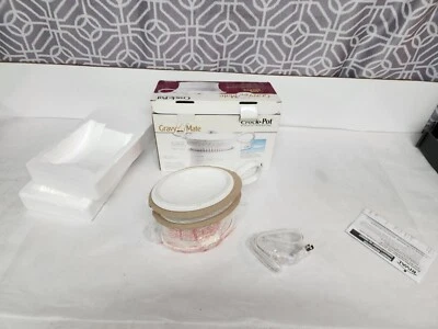 NEW Crock Pot Ceramic GRAVY BOAT Electric Gravy Warmer SCCPVG000 New - Image 1 of 4