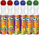 12 X 43Ml Bingo Dabbers Dauber Markers Mixed Colours Pack