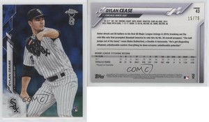 2020 Topps Chrome Ben Baller Edition Blue Refractor /75 Dylan Cease Rookie RC