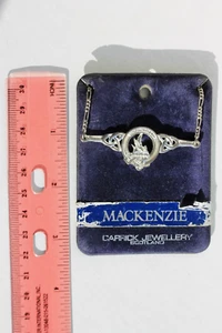 MACKENZIE, LUCEO NON URO, CARRICK CLAN WAPPEN ABZEICHEN, TROPFEN ANHÄNGER, SCHOTTLAND - Bild 1 von 8