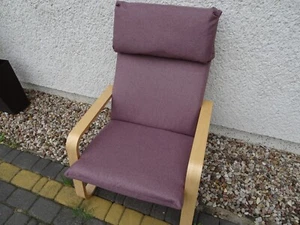 Cojín acolchado IKEA POANG PELLO para sillón IKEA cojín 7 cm buen producto - Imagen 1 de 29