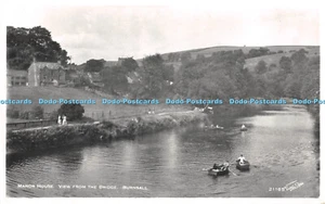 R442238 Burnsall Manor House View from the Bridge Walter Scott RP - Picture 1 of 4