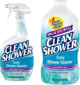 Daily Shower Cleaner - No Scrub Bundle Pack 32Oz. Spray Bottle and 60Oz. Refill - Picture 1 of 1