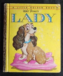 Vintage book,little golden book,walt Disney's, lady, E Edition. Our T3816 - Imagen 1 de 17