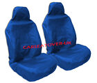 Heavy Duty Blue Waterproof Seat Covers For Bucket Seats- 2 X Fronts