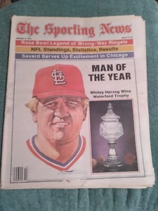 The Sporting News January 3, 1983 Man of the Year/Cardinals Mgr Whitey Herzog - Picture 1 of 2