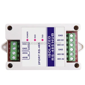 485 Repeater Isolated RS485 Hub Repeater 2 Port Signal Amplifier Anti Jamming D - Picture 1 of 4