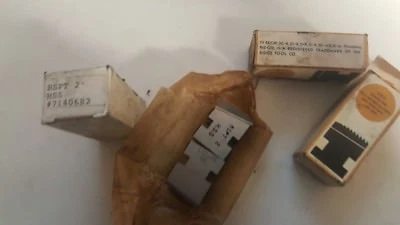 New Ridgid BSPT 2" Bolt Dies (fits Ridgid 00-R, 111-R, 0-R, 11-R, 30-A,31-A) - Image 1 of 2