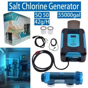 Sistema de colorador salino de para piscinas de hasta 55.000 galones envío a EE. UU. - Imagen 1 de 17