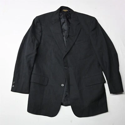 Vtg Brooks Brothers USA Made 42R Gray Flannel Wool Brooksease Blazer Coat Jacket - Image 1 of 4