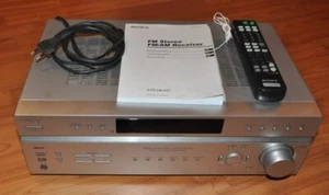Sony STR-DE497 AV-Receiver Verstärker 5.1 Surround silber - Bild 1 von 3