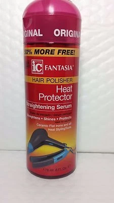 FANTASIA IC HAIR POLISHER HEAT PROTECTOR STRAIGHTENING SERUM 6 OZ  NEW ORIGINAL - Image 1 of 4