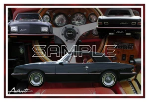 1988 Avanti Convertible Poster Print - Picture 1 of 1