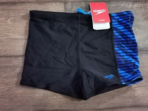 Speedo Dive Asht JM Badeshorts schwarz Kindergröße 10 Jahre BRANDNEU - Bild 1 von 3