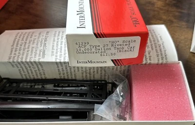 Intermountain Railway Kit #41299 ACF Type 27 10,000 Gallon Tank Car Undec NIB! - Image 1 of 4