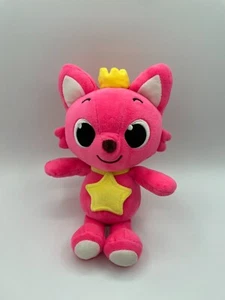 Pinkfong Wonderstar Singing Pink Fox Yellow Crown Star 12" Plush Doll WowWee - Picture 1 of 11