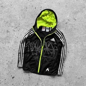 Adidas Kids Boys Full Zip Jacket 3-Stripes Logo Pockets Size - 11-12Y, 152 cm - Picture 1 of 9