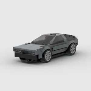 Coche MOC LEGO: DeLorean DMC-12 Regreso al Futuro Speed Champions Estilo Niños Regalo Lo último - Imagen 1 de 7