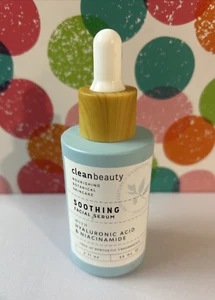 Clean Beauty Soothing Facial Serum Hyaluronic Acid & Niacinamide 2 fl oz/59 mL - Picture 1 of 3
