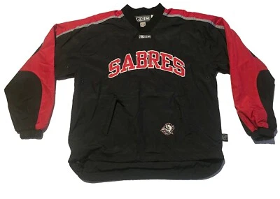 Chaqueta cortavientos Buffalo Sabres CCM talla juvenil XL negra para hombre Foto 1 de 4