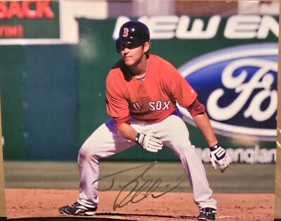Foto firmada por Josh Reddick 8X10 de los Medias Rojas de Boston certificado de autenticidad automático Foto 1 de 2