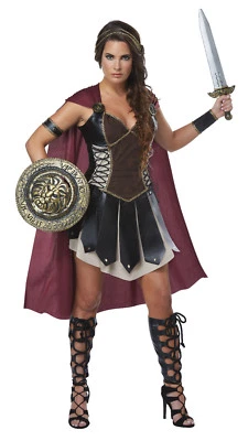Spartan Xena Glorious Gladiator Warrior Adult Women Costume - Image 1 of 3