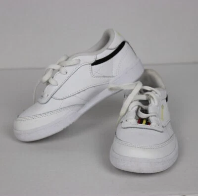 Reebok Classic Club C Kids Size 10 White Shoes - Image 1 of 4