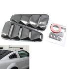 For 2005-09 Ford Mustang Carbon Fiber Vent 1/4 Quarter Side Window Louver Cover