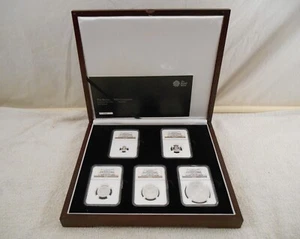 RARE 2015 5pc Premium Britannia Silver Proof Set ( First Release ) COA - Picture 1 of 12