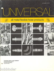 UNIVERSAL METAL HOSE CATALOG 1D-1015 1978 WITH ASBESTOS INSULATION - Picture 1 of 1
