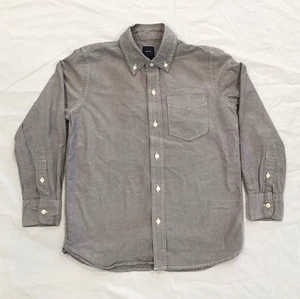 GAP kids Grey Button Down Oxford Long Sleeve Shirt / Size 8 - Picture 1 of 2