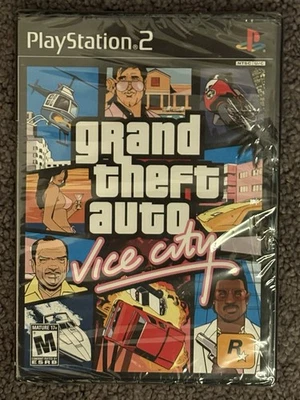 Grand Theft Auto GTA Vice City PS2 - Factory SEALED - Brand NEW - Image 1 of 2