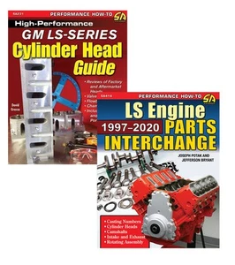 High-Performance LS-Series Cylinder Head Guide Parts Interchange 2 Book Set - Picture 1 of 3
