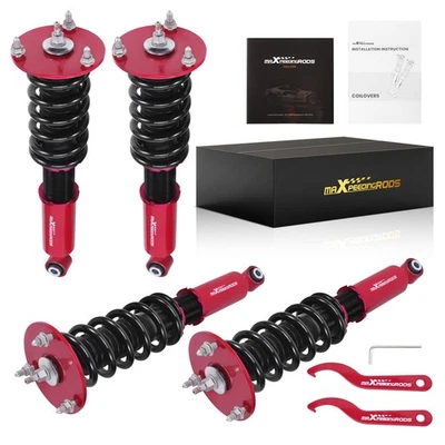 24 Step Damper Adjustable Coilovers Shock Springs Kit For Lexus LS400 1990-1994 Foto 1 de 4