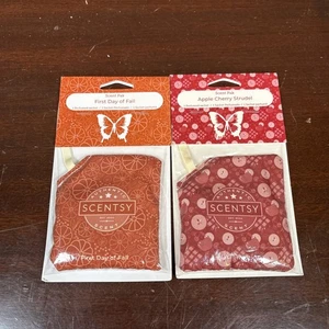 2~Scentsy Scent Pak For Buddy~Apple Cherry Strudel & First Day of Fall~NEW - Picture 1 of 3