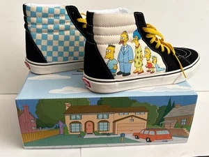 I Simpson Vans Sk8-Hi x Ritratto di Famiglia 1987-2020 Taglia 11 Uomo LU con Scatola - Foto 1 di 21