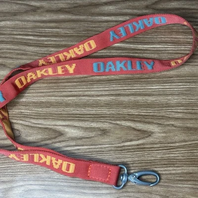 Porta llaves Oakley Standard Lanyard naranja/rojo blanco ID Foto 1 de 4