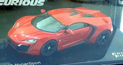 DeAgostini 1/43 Scale F220CMC054 - Fast and Furious Lykan HyperSport - Red - Image 1 of 4