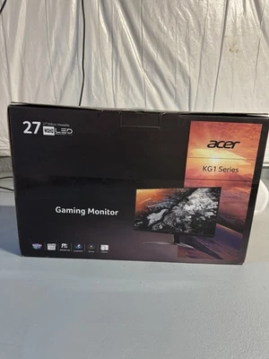 Acer - KG271U - 27" LCD 16:9 2560 x 1440 WQHD 1ms Gaming Monitor - Image 1 of 2