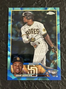 Jose Azocar 2023 Topps Chrome Sapphire Update USC6 Blue Refractor /175 Padres - Picture 1 of 2