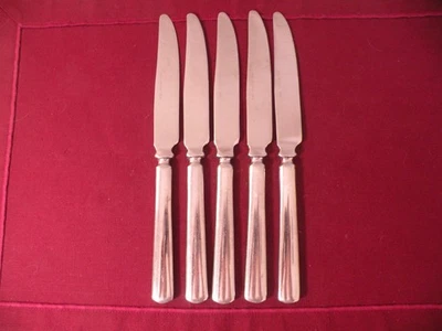 Juego De 5 Cuchillos MARTHA STEWART ACERO INOXIDABLE IMPERIO CENA CUCHILLO 9 1/4" Foto 1 de 4