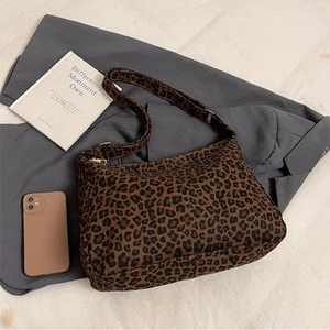 Trendy Casual Leopard Print Women’s Shoulder Bag Large Capacity Retro Crossbody - Picture 1 of 27