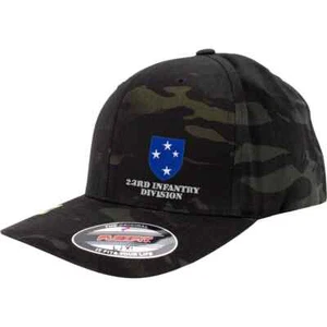 Army 23rd Infantry Division Full Color Flexfit Hat - Picture 1 of 3