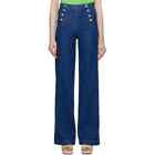 Frame Blue Sailor Snap Jeans NWT Size 33
