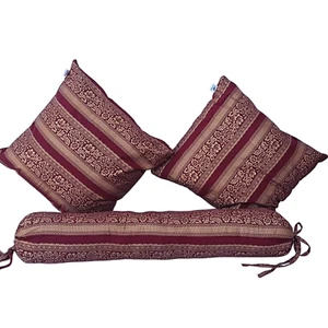 Premium Decorative Cushion Set - Comfortable & Stylish Pillows 3 pess Smoth zip - Picture 1 of 6