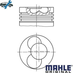 PISTON 030 40 02 FOR VW AFN/1Z/AHU/AGD/ALE/AEY/AVG/ASV/AGR/ALH/AHH/AHF 1.9L  - Picture 1 of 6
