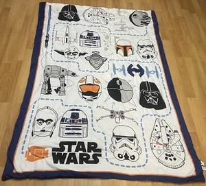 Vintage Twin 84x 60" Star Wars Wendebettdecke "Top Zustand" - Bild 1 von 3